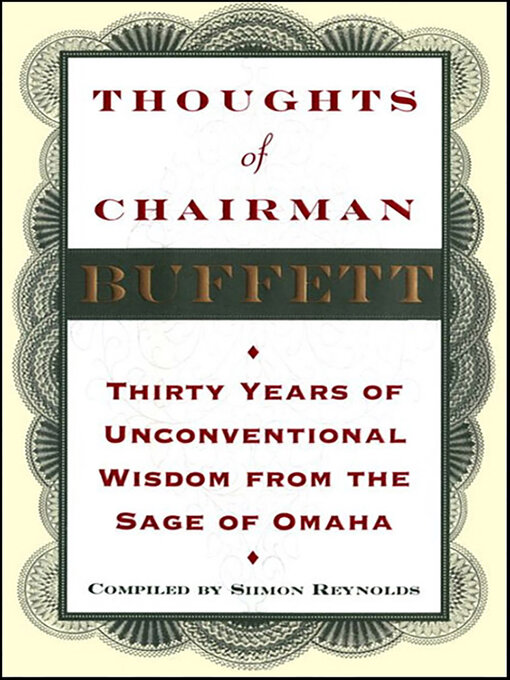Title details for Thoughts of Chairman Buffett by Siimon Reynolds - Available